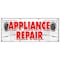 Signmission APPLIANCE REPAIR BANNER SIGN refrigerator washer dryer all brands home B-96 Appliance Repair - alternate 1